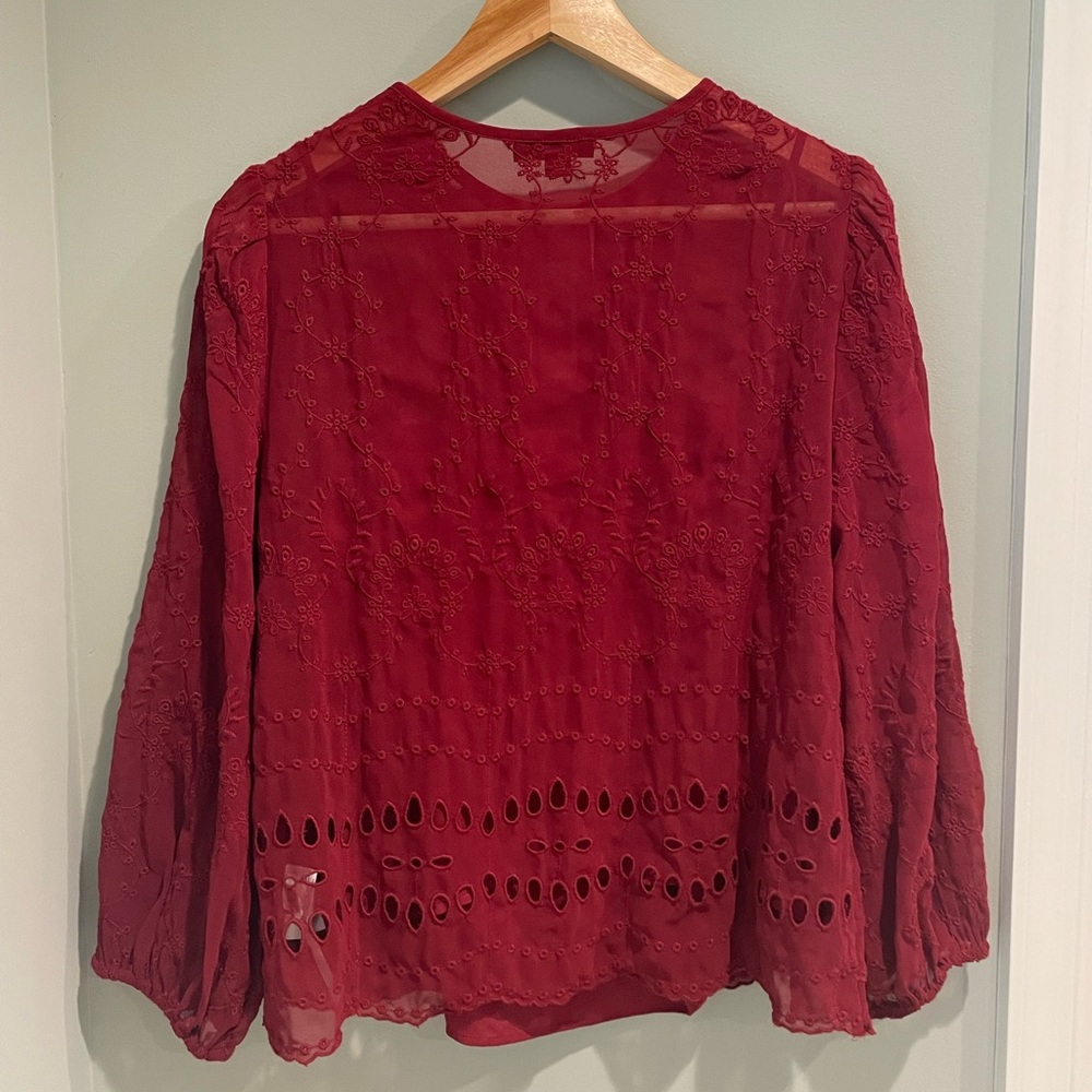 JCrew Embroidered‎ Top- XS - Picture 6 of 9